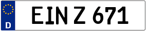 Truck License Plate